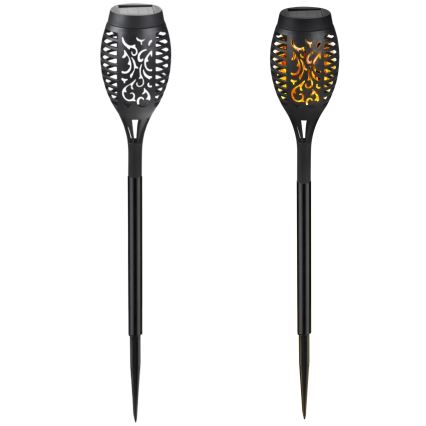 Lámpara solar LED FUEGO LED/1,2V 200 mAh IP44