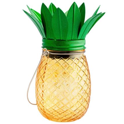 Lámpara solar LED JAR LED/1,2V 150 mAh IP44 piña