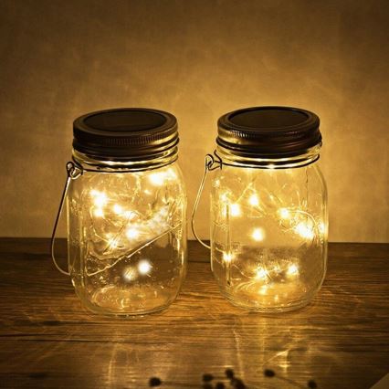 Lámpara solar LED JAR LED/1,2V 600 mAh IP44