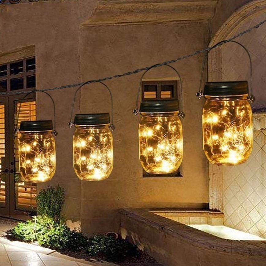 Lámpara solar LED JAR LED/1,2V 600 mAh IP44