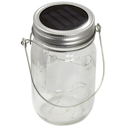 Lámpara solar LED JAR LED/1,2V 600 mAh IP44