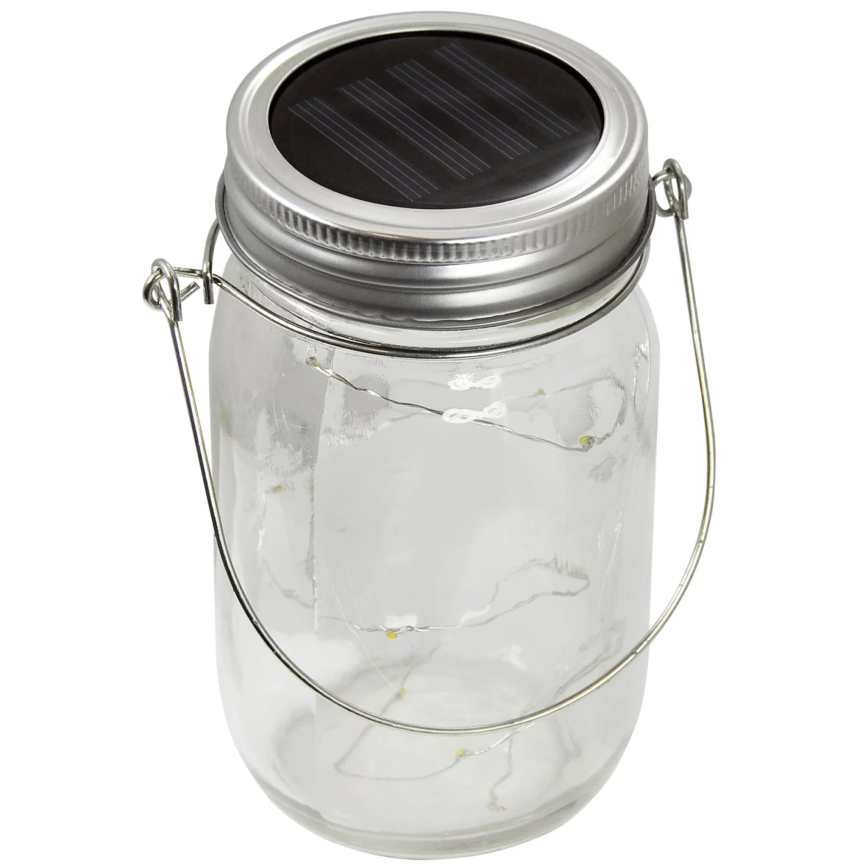 Lámpara solar LED JAR LED/1,2V 600 mAh IP44