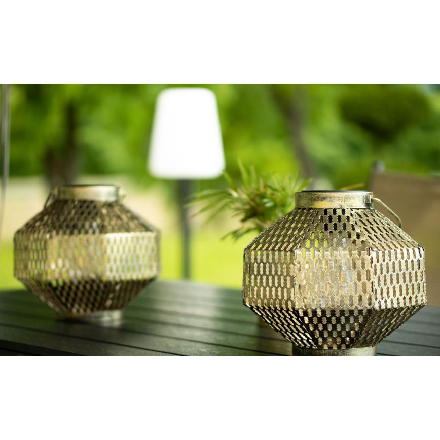 Lámpara solar LED LAURA 1xE27/1,2V 300 mAh IP44