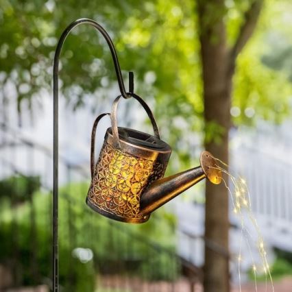 Lámpara solar LED LED/0,06W/1,2V 1xAA 2700K IP44 300 mAh