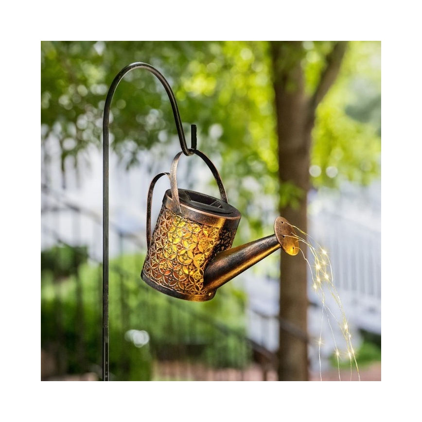 Lámpara solar LED LED/0,06W/1,2V 1xAA 2700K IP44 300 mAh