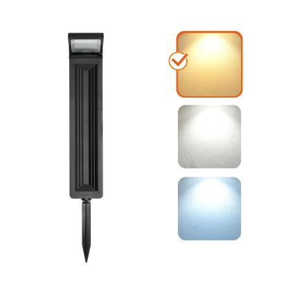 Lámpara solar LED LED/0,2W/3,7V 6500K IP44 2200 mAh
