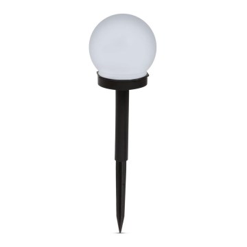 Lámpara solar LED LED/1,2V 40mAh IP44 negra
