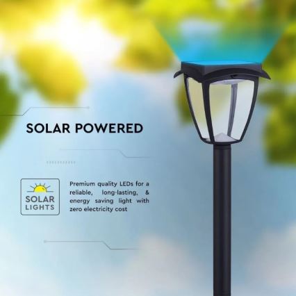 Lámpara solar LED LED/2W/230V 93 cm 3000/6000K IP65 2200 mAh