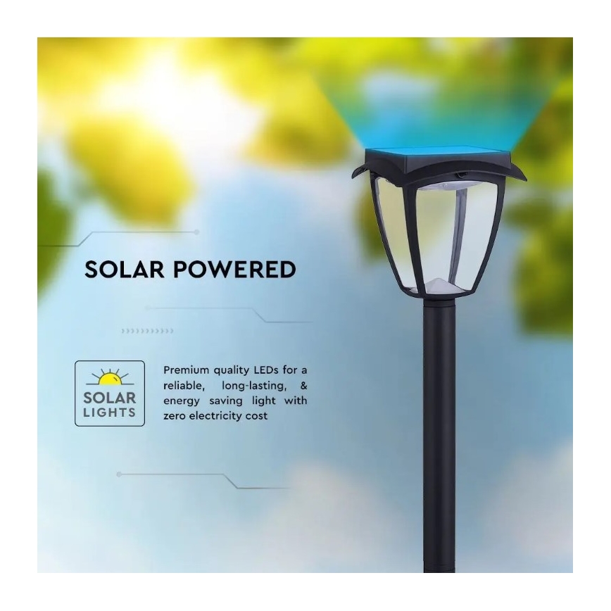 Lámpara solar LED LED/2W/230V 93 cm 3000/6000K IP65 2200 mAh