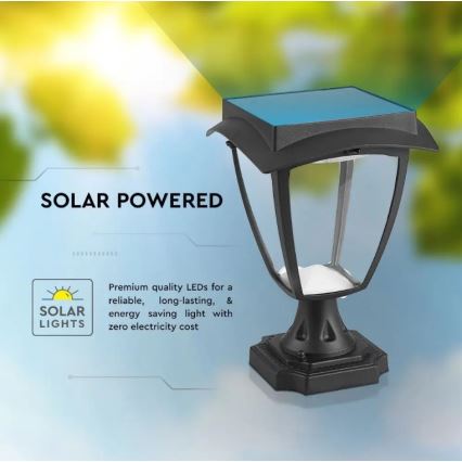Lámpara solar LED LED/2W/3,7V 3000/6000K IP65 2200 mAh