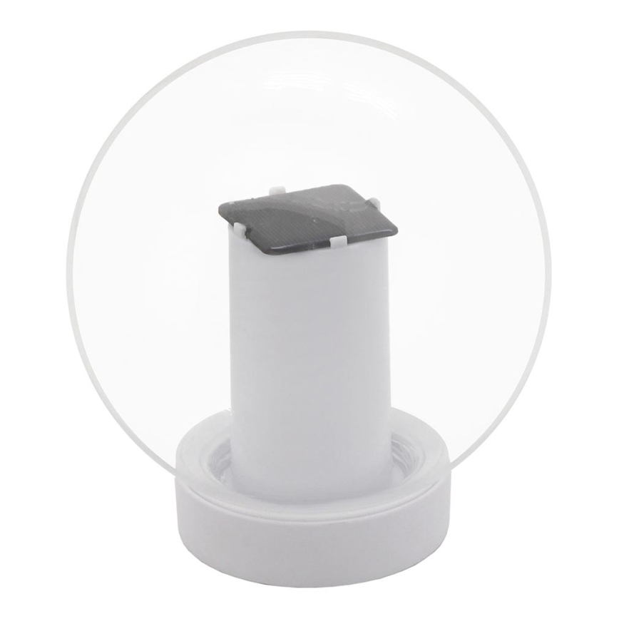 Lámpara solar LED LED/900mAh IP68 blanco