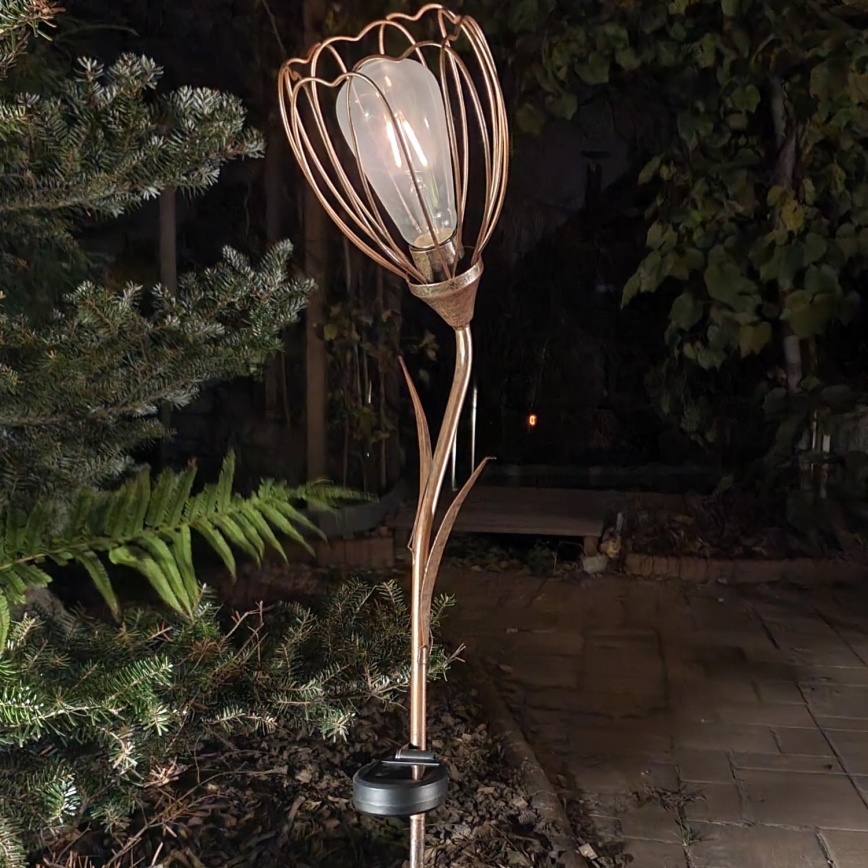 Lámpara solar LED LILLY 1xE27/1,2V IP44