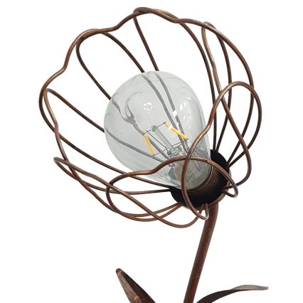 Lámpara solar LED LILLY 1xE27/1,2V IP44