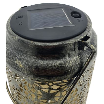Lámpara solar LED LINDA 1xE27/1,2V IP44