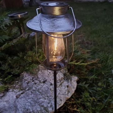 Lámpara solar LED MOLLY 1xE27/1,2V IP44