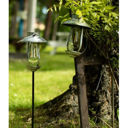 Lámpara solar LED MOLLY 1xE27/1,2V IP44