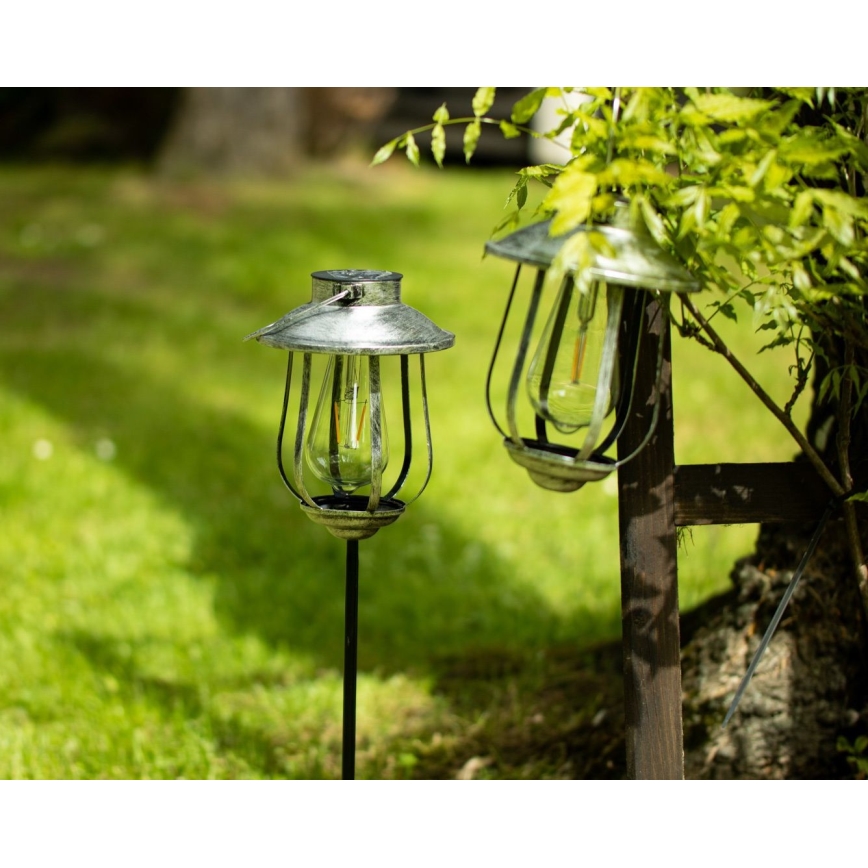 Lámpara solar LED MOLLY 1xE27/1,2V IP44