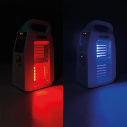 Lámpara solar LED multifuncional con altavoz y power bank LED/5W/7200mAh IP65