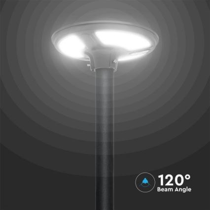 Lámpara solar LED para exteriores con sensor LED/10W/3,2V IP65 4000K 15000 mAh + mando a distancia