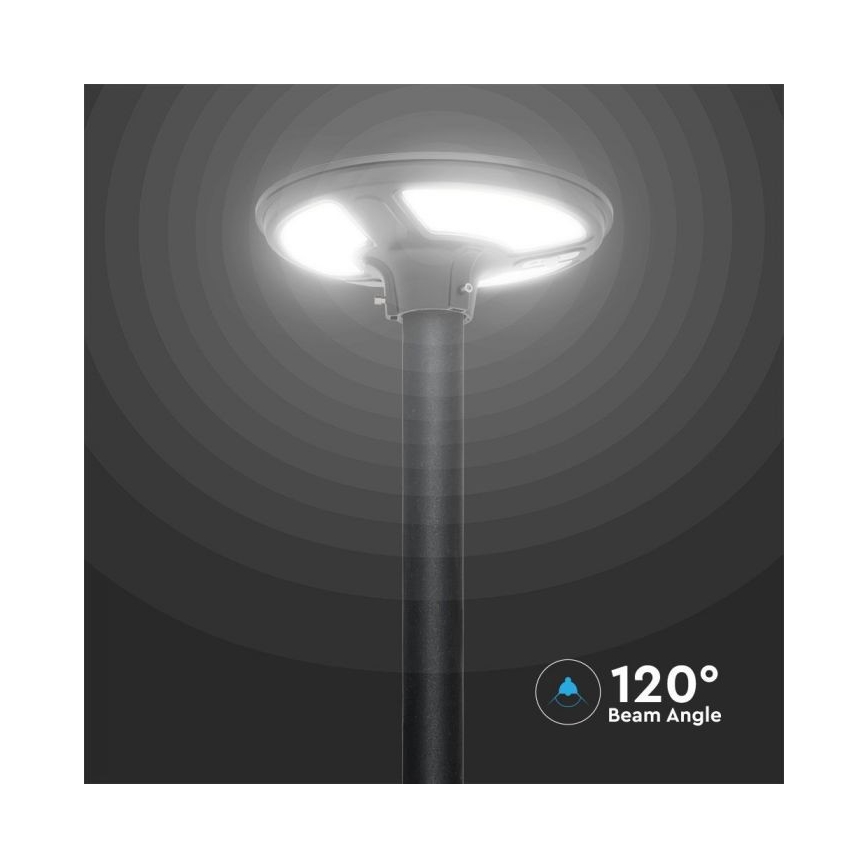 Lámpara solar LED para exteriores con sensor LED/10W/3,2V IP65 4000K 15000 mAh + mando a distancia