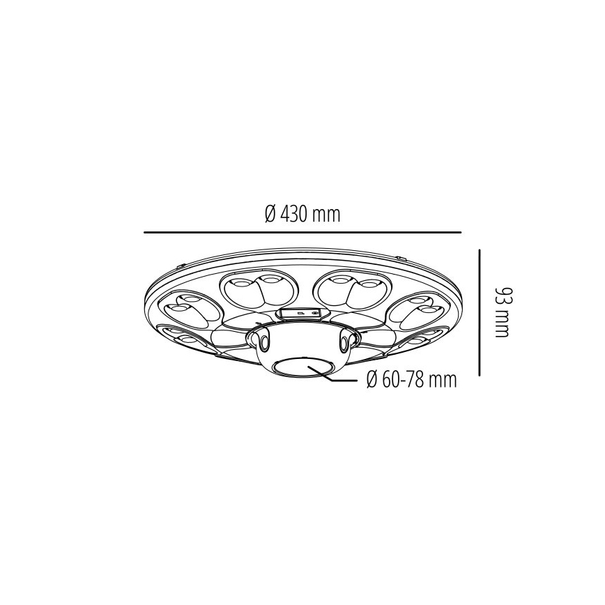 Lámpara solar LED para exteriores con sensor LUVIA LED/15W/3,2V 6500K IP54 5400 mAh + control remoto