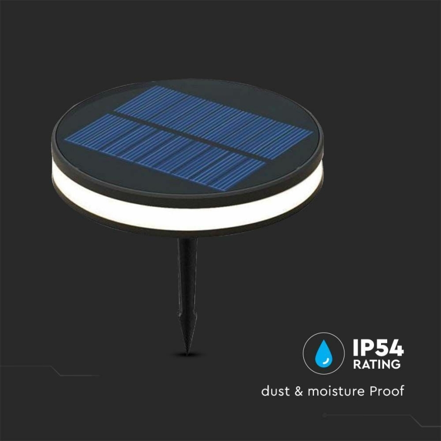 Lámpara solar LED para exteriores LED/1,8W/3,7V IP54 3000K 1800 mAh