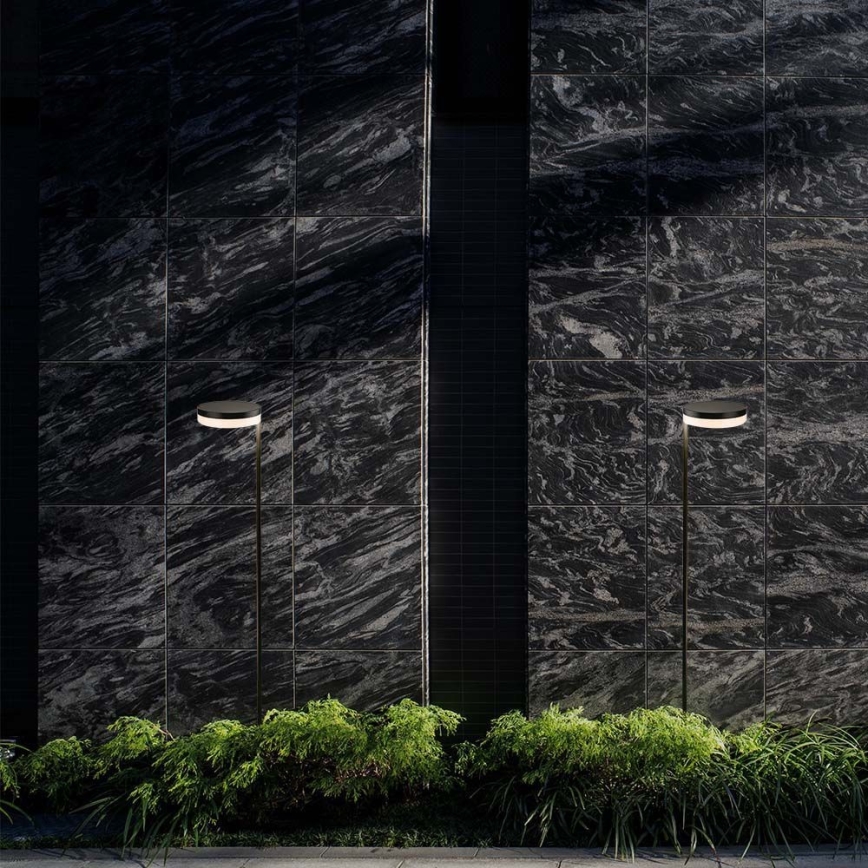 Lámpara solar LED para exteriores LED/2W/3,7V 3000K IP54 negro