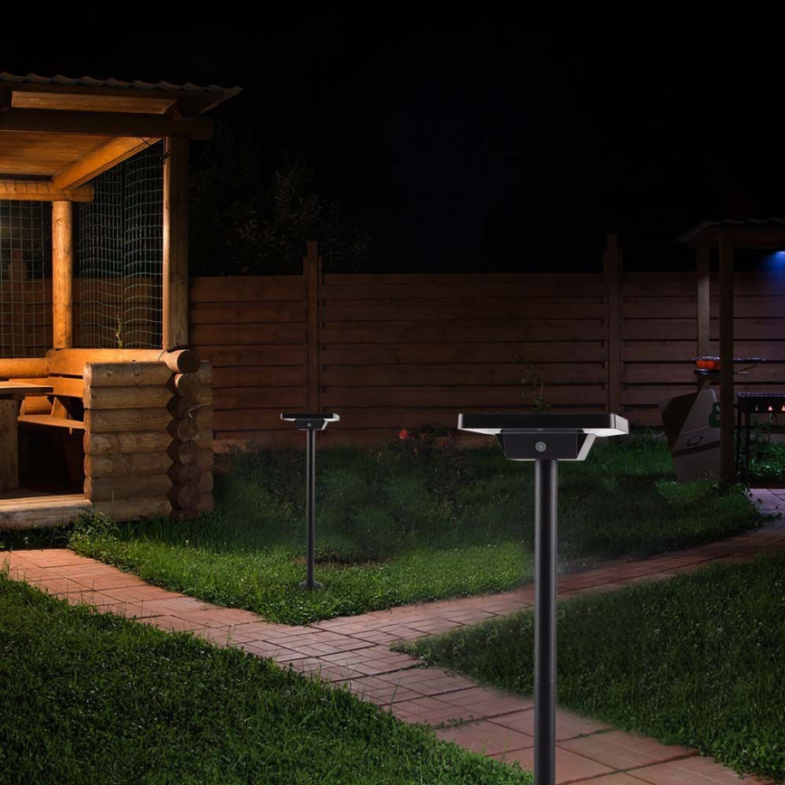Lámpara solar LED para exteriores 2en1 LED/2W/3,7V IP65 3000/4000/6500K 2600 mAh