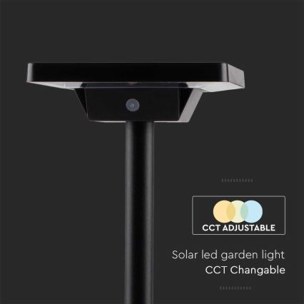 Lámpara solar LED para exteriores 2en1 LED/2W/3,7V IP65 3000/4000/6500K 2600 mAh
