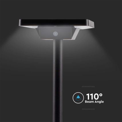 Lámpara solar LED para exteriores 2en1 LED/2W/3,7V IP65 3000/4000/6500K 2600 mAh