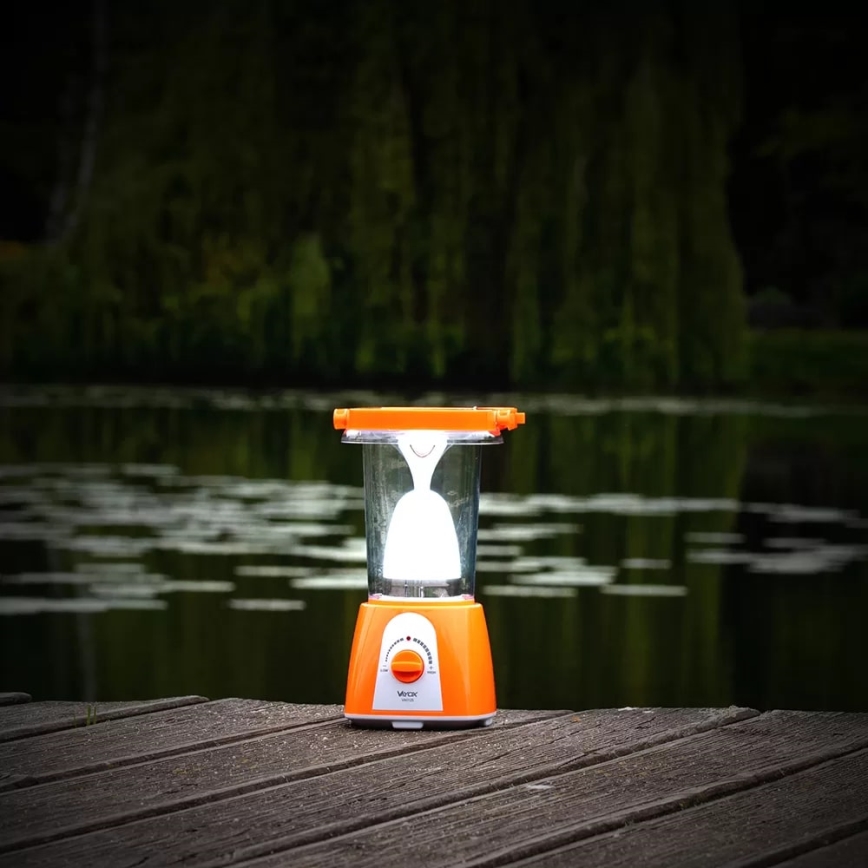 Lámpara solar recargable LED regulable con función de powerbank LED/230V 710 lm 1600 mAh