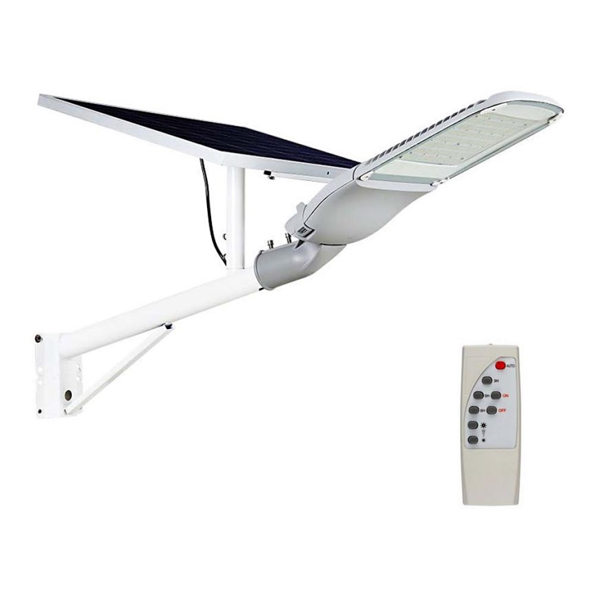 Lámpara solar LED regulable para exteriores CHIP SAMSUNG LED/50W/6,4V 6000K IP65 30000 mAh + mando a distancia