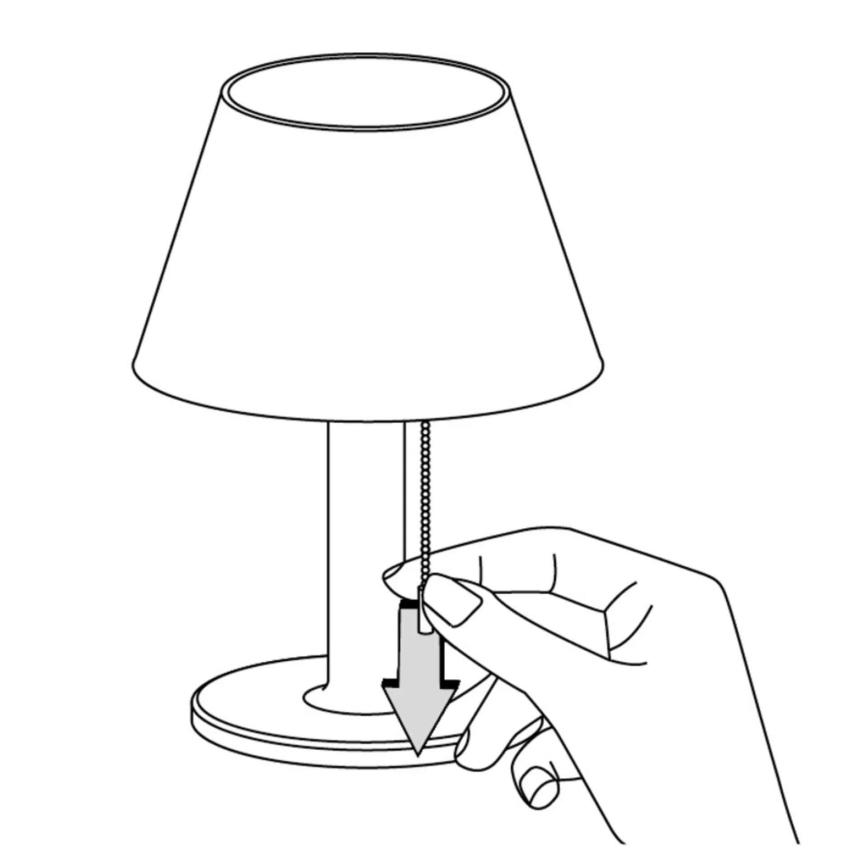 Lámpara solar LED regulable VIOLA LED/3,7V 1200 mAh IP44