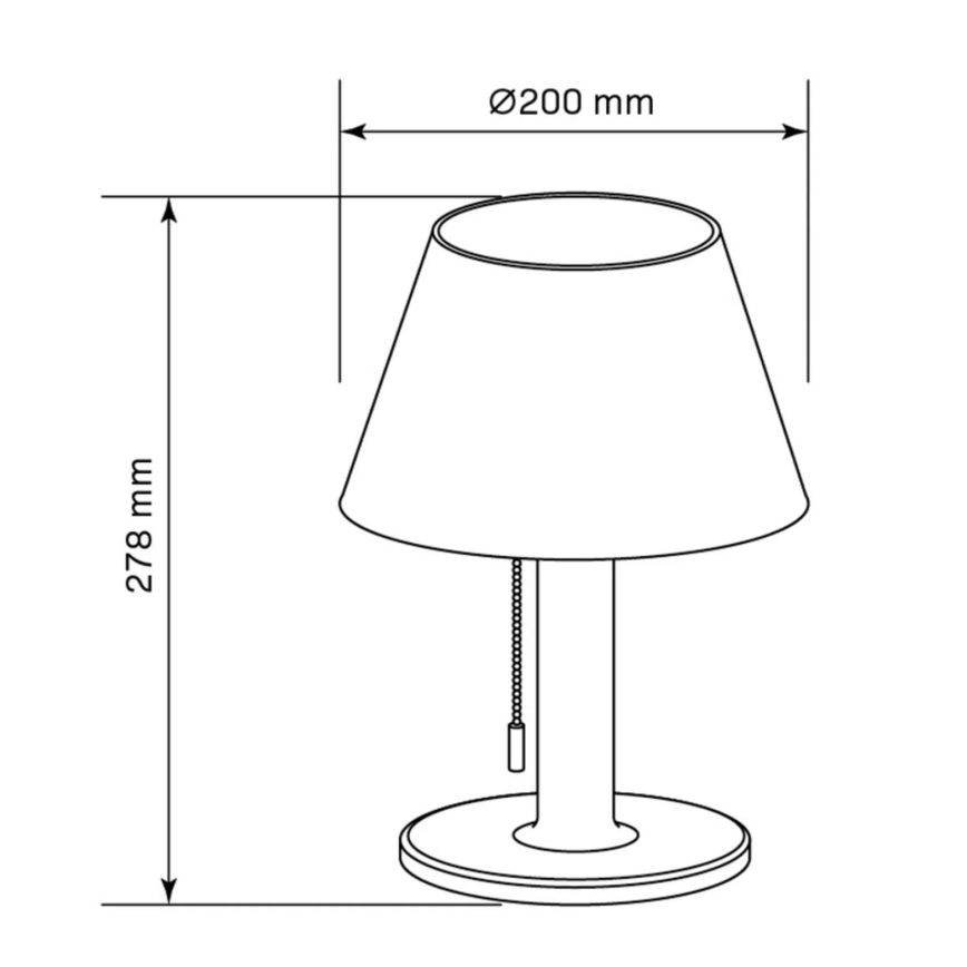 Lámpara solar LED regulable VIOLA LED/3,7V 1200 mAh IP44