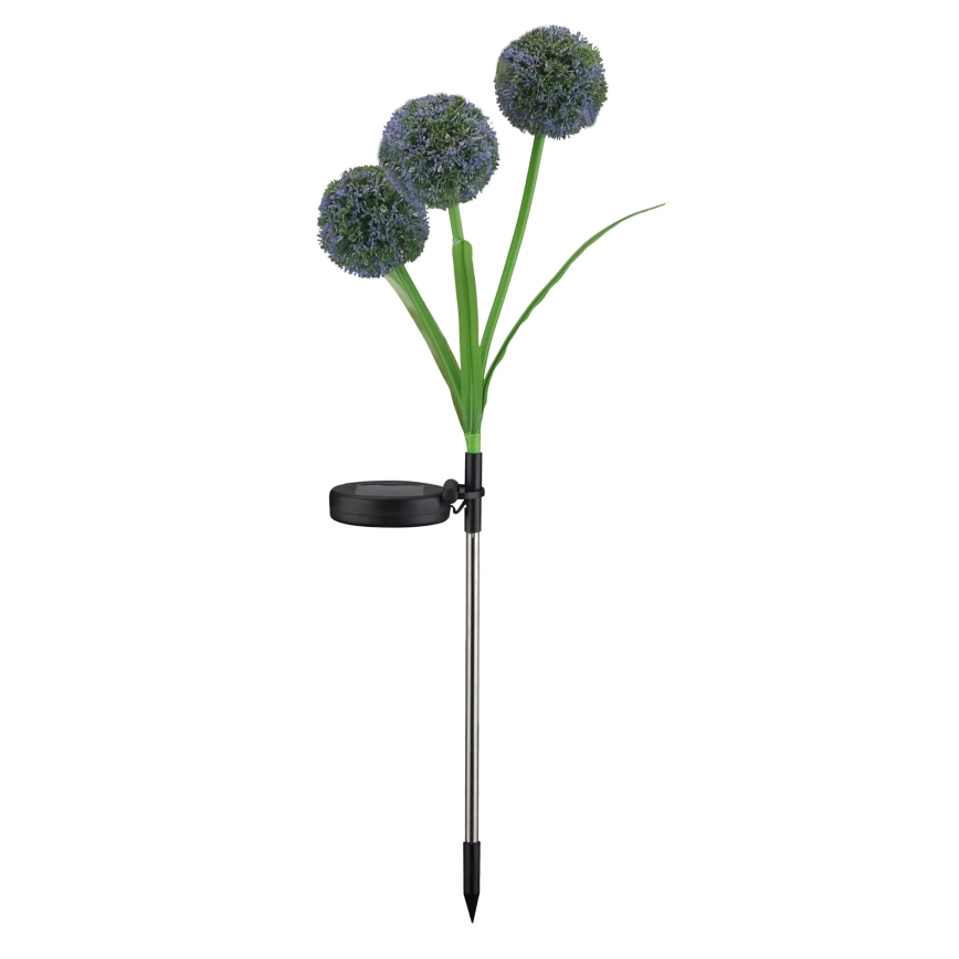 Lámpara solar LED RGB ALLIUM LED/1,2V 6500 600 mAh IP44 negro