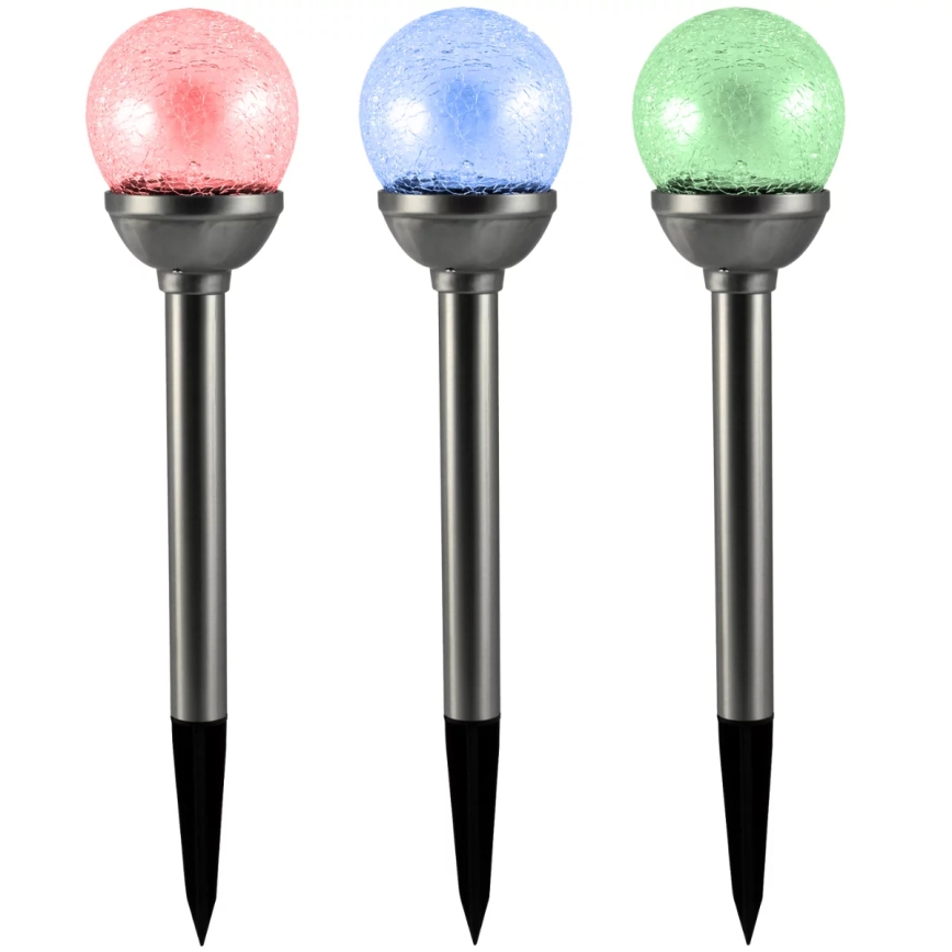 Lámpara solar LED RGB LED/0,04W/1,2V 600 mAh IP44