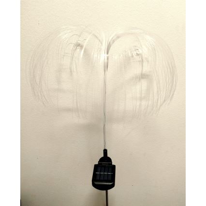 Lámpara solar LED RGB LED/1,2 V 300 mAh IP44 negra