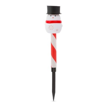 Lámpara solar navideña LED 1,2V IP44 — muñeco de nieve, 200 mAh