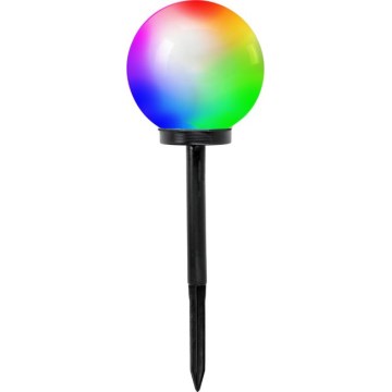 Lámpara solar RGB con sensor SPHERE, LED 1,2 V, IP44, 200 mAh, diámetro 20 cm