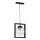 Lámpara suspendida con alambre REY 1xE27/60W/230V