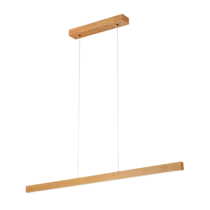 Lámpara suspendida por cable VERDE LED/18W/230V 3000K 106 cm roble