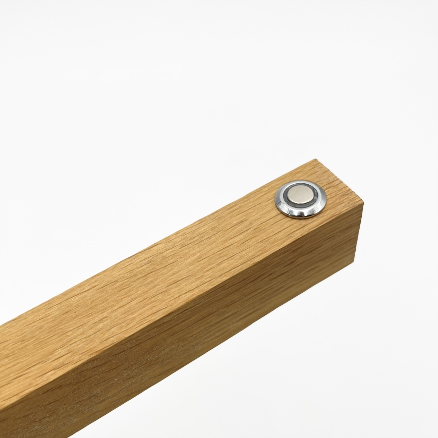 Lámpara suspendida por cable VERDE LED/18W/230V 3000K 106 cm roble