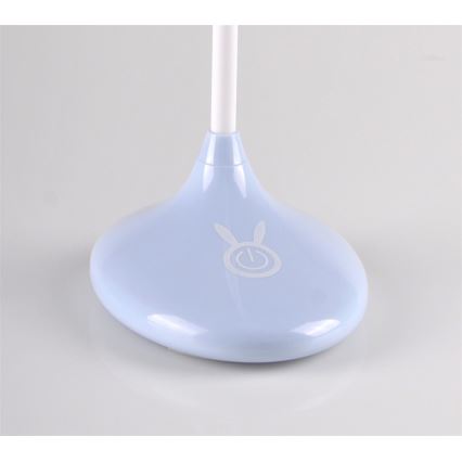 Lámpara táctil infantil LED RABBIT LED/0,4W/5V 3000/6500K azul + USB