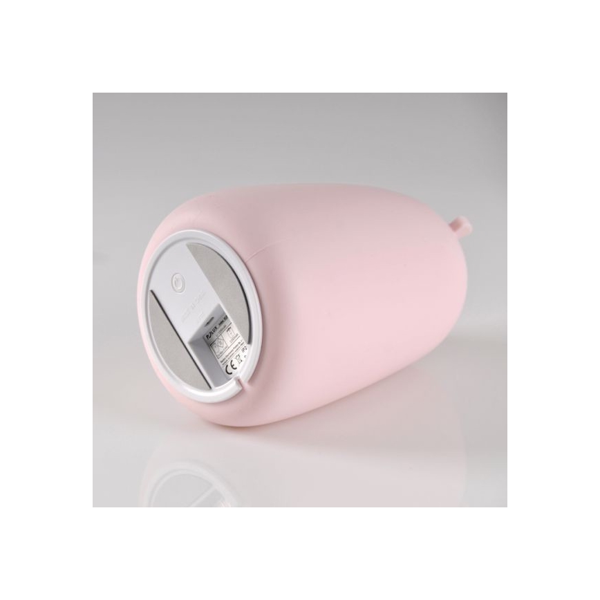 Lámpara táctil Infantil LED RGB BEAR LED/0,8W/5V rosa + USB