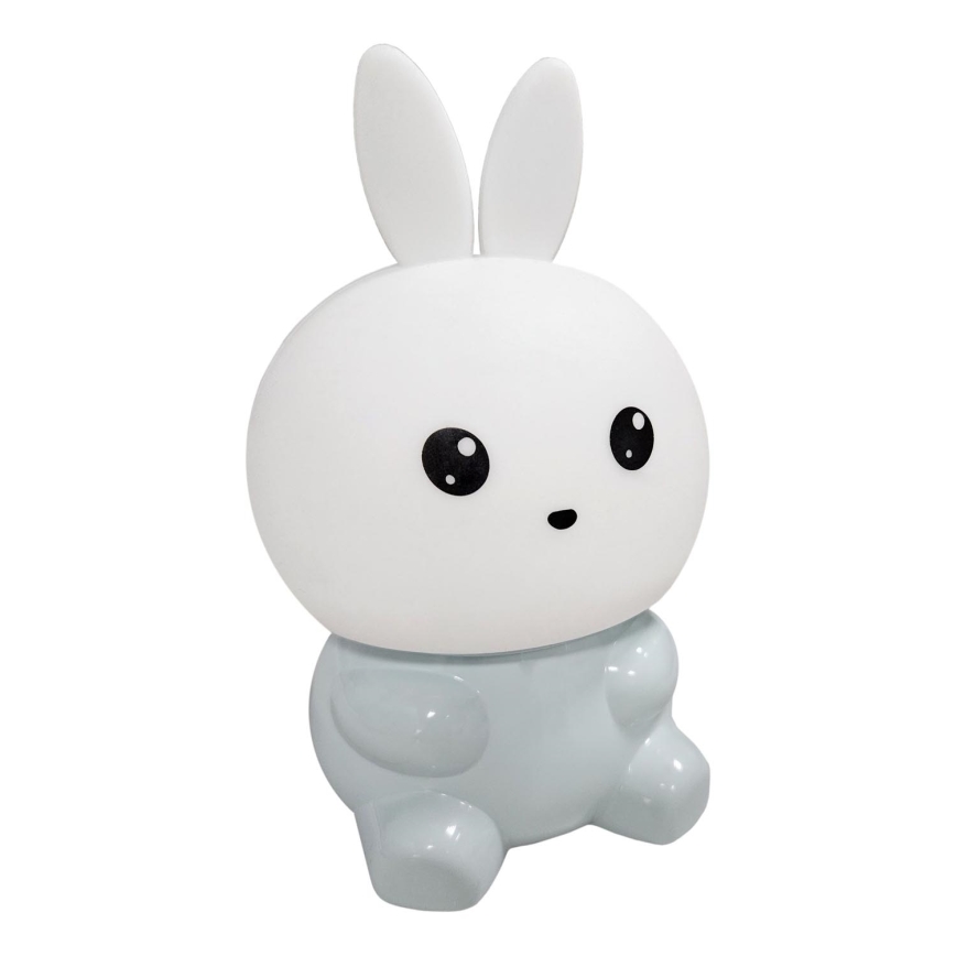 Lámpara táctil LED RGBW para niños LED/1W/5V USB 1200 mAh con diseño de conejo