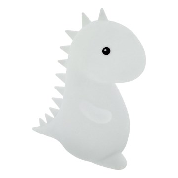 Lámpara táctil LED RGBW para niños LED/1W/5V USB 1200 mAh dinosaurio