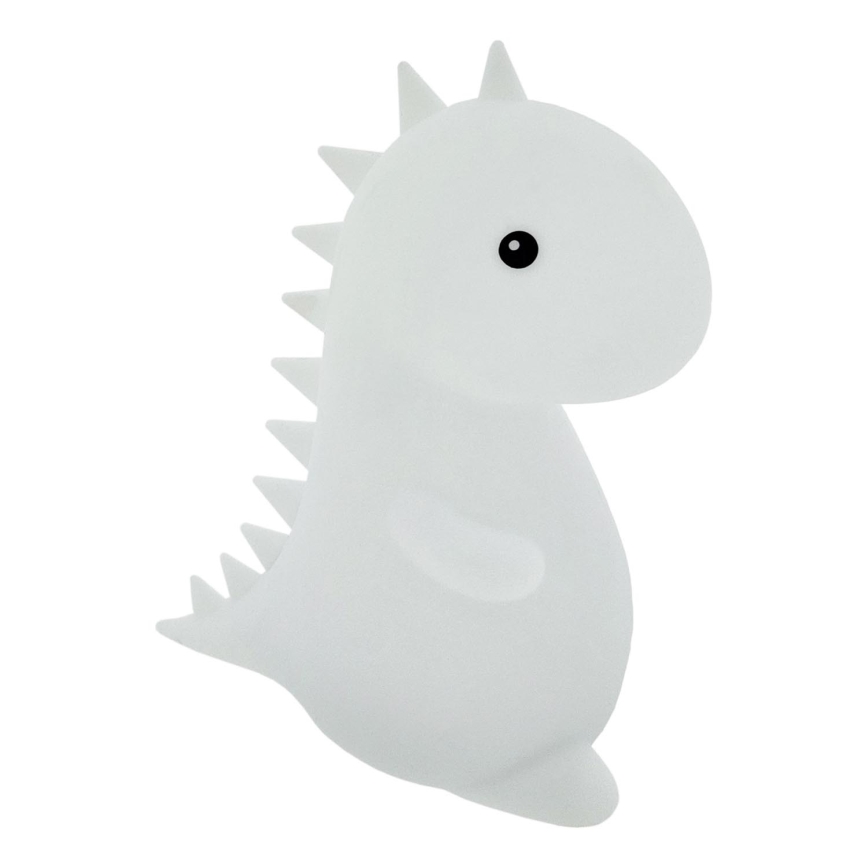 Lámpara táctil LED RGBW para niños LED/1W/5V USB 1200 mAh dinosaurio