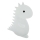 Lámpara táctil LED RGBW para niños LED/1W/5V USB 1200 mAh dinosaurio