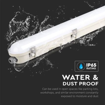 LED Lámpara fluorescente de gran potencia con módulo de emergencia EMERGENCY LED/48W/230V 6500K 150cm IP65