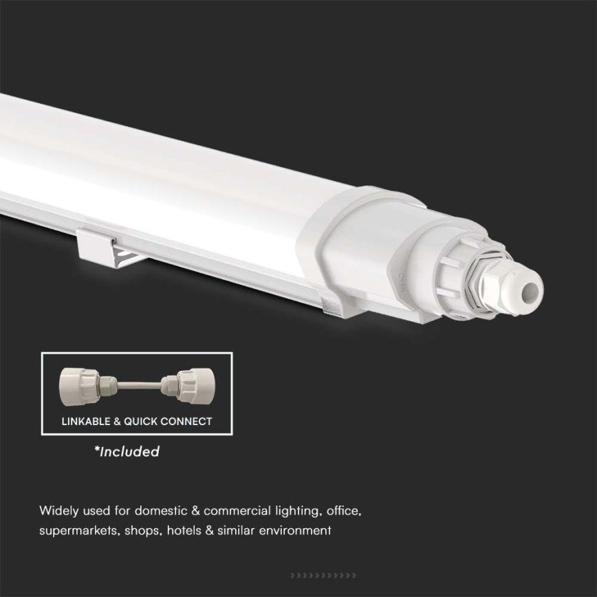 Lámpara técnica LED fluorescente LED/48W/230V 4000K IP65 150 cm